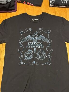 Warner Bros. Harry Potter Black 'Expecto Patronum' Graphic Tee
